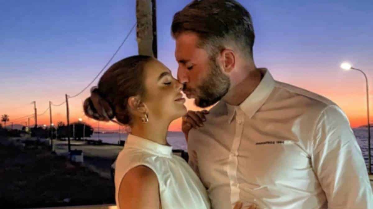 Harry Winks and Rose Williams