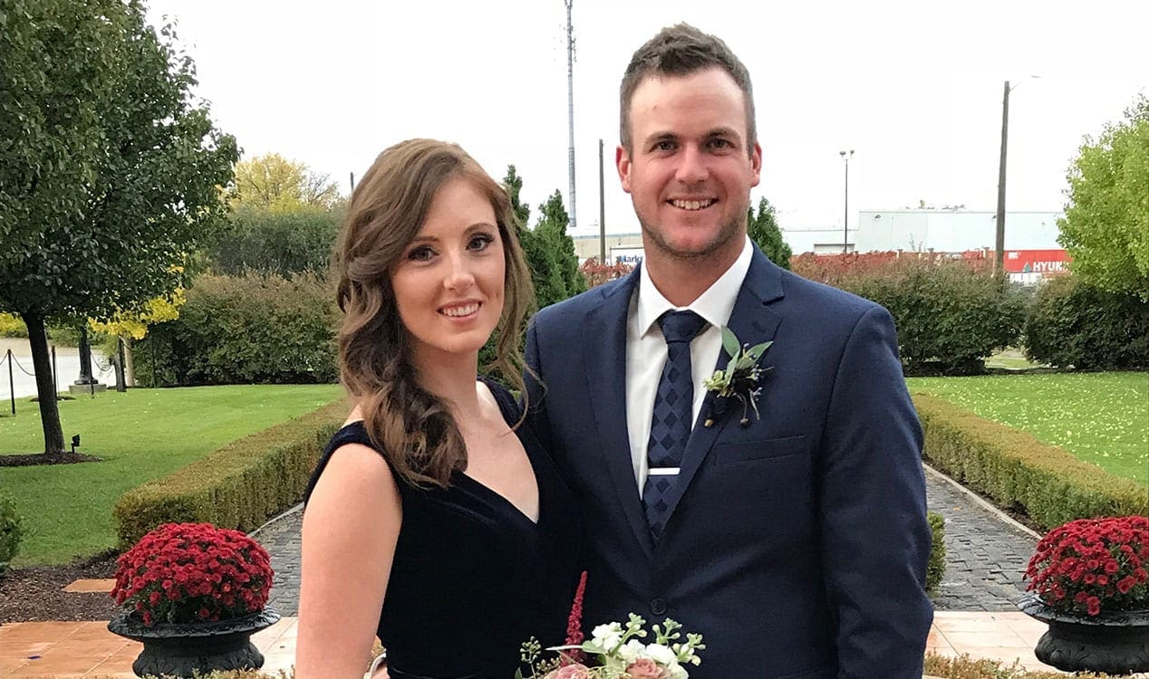 Taylor Pendrith is married to Megan Beirnes