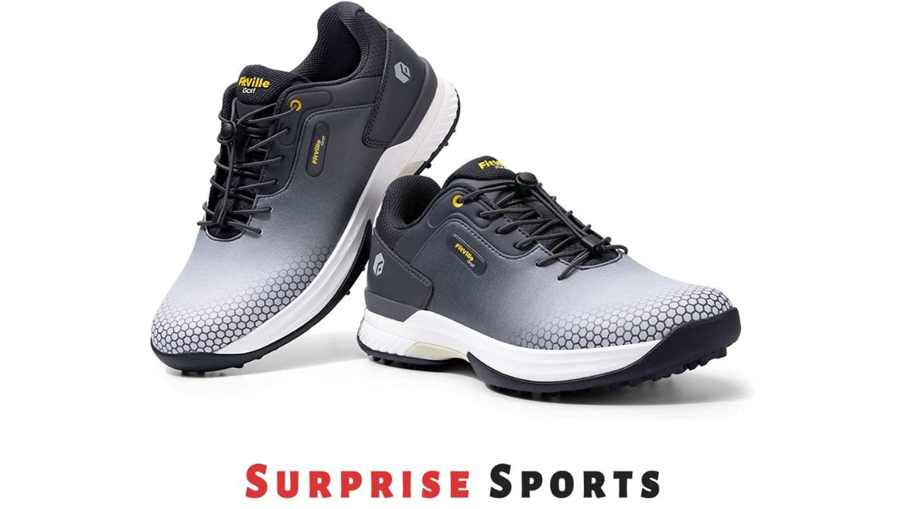 FitVille Wide & Extra Wide Men Golf Shoes-Best for Professional Outdoor