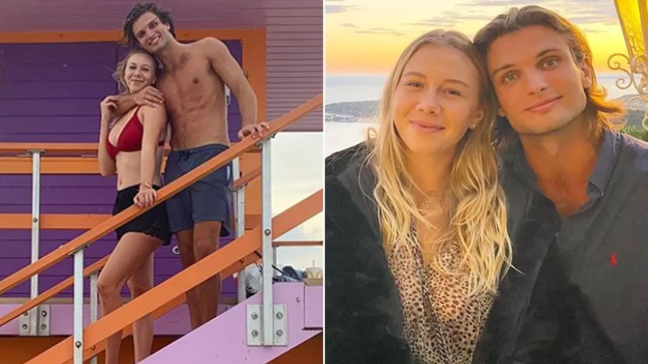 Amanda Anisimova with her boyfriend Tyler Roos