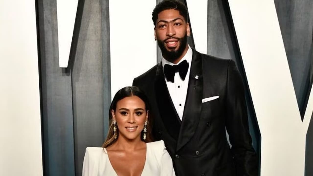 Anthony Davis with his wife Marlen Polanco Davis
