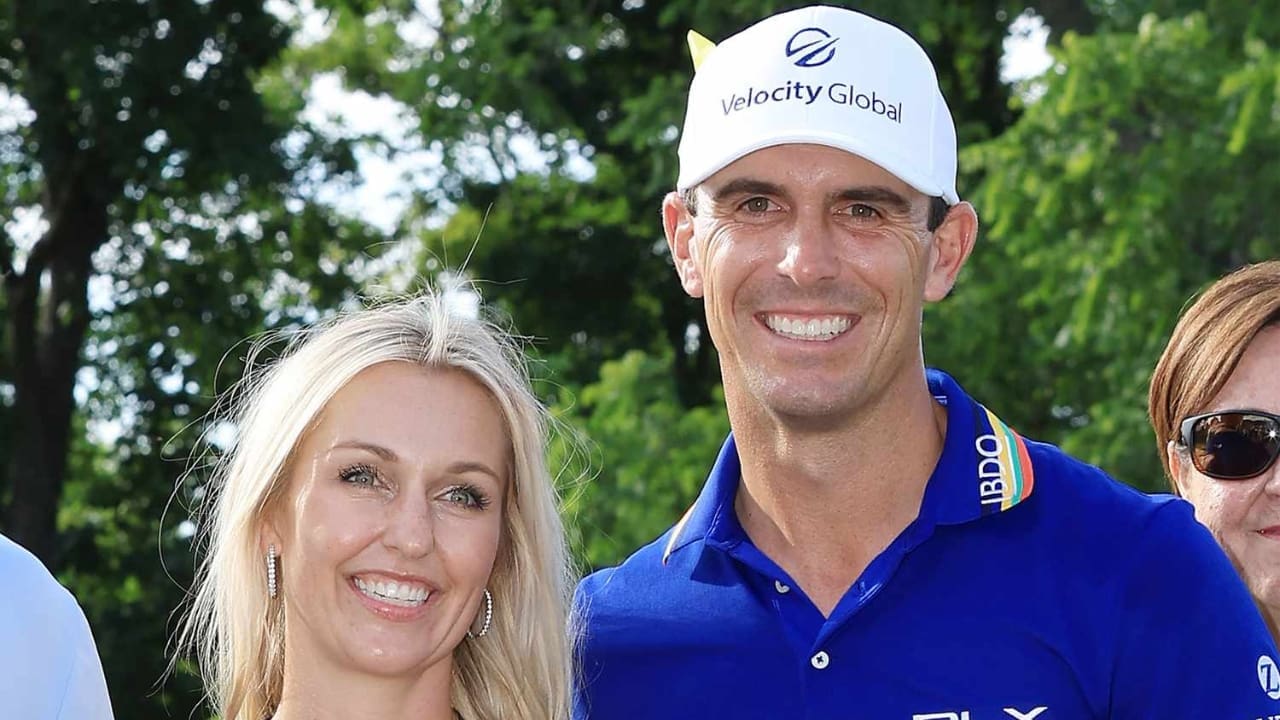 Billy Horschel with his wife Brittany Horschel