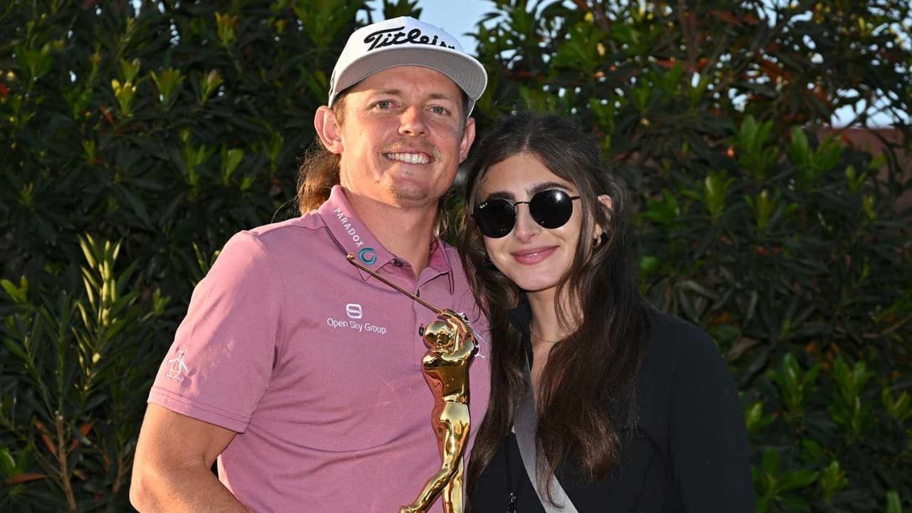 Cameron Smith with his wife Shanel Naoum