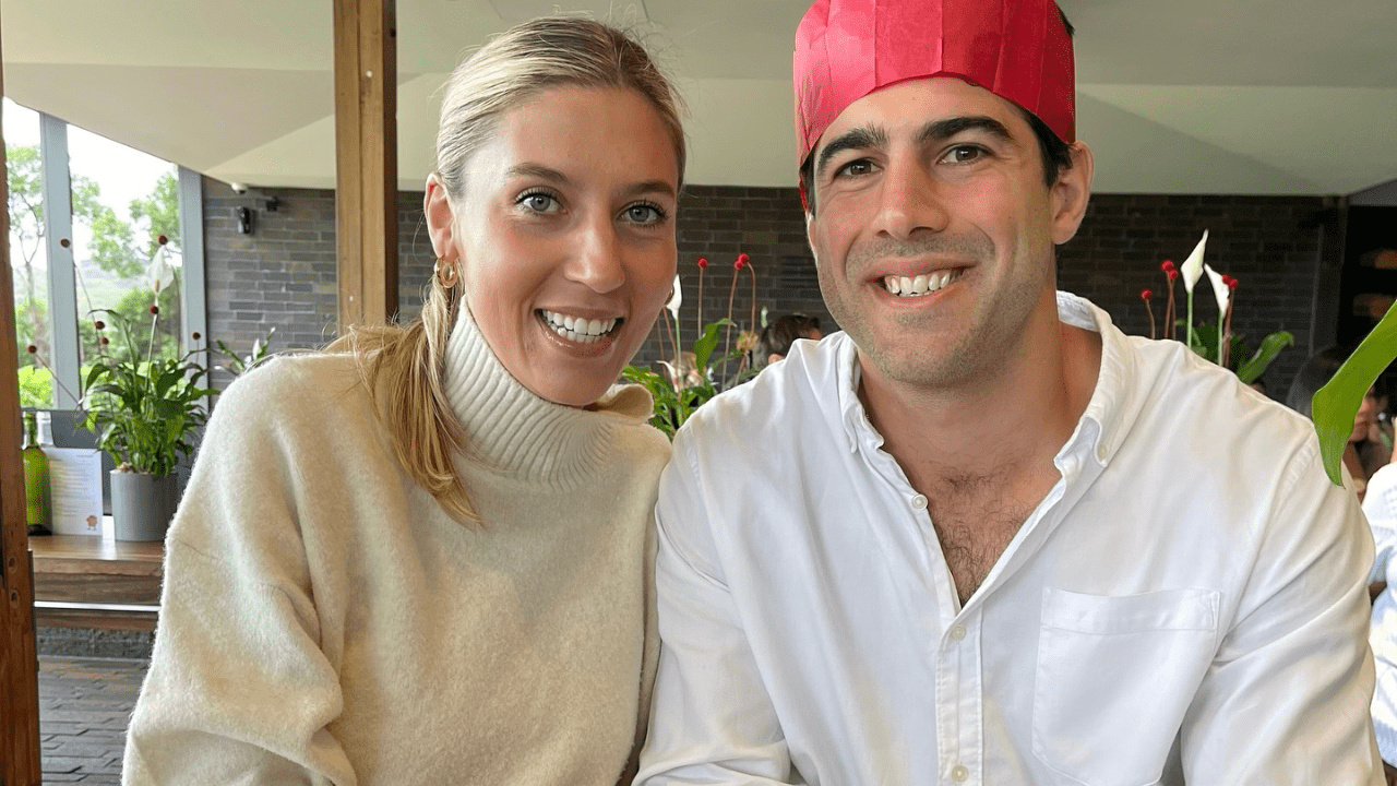 Christian Petracca with his wife Bella Beischer