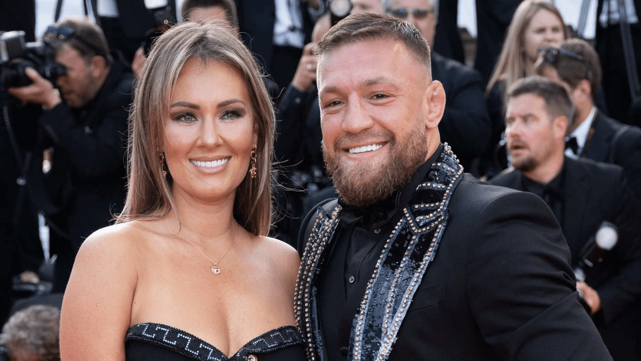 Conor McGregor with his fiance Dee Devlin