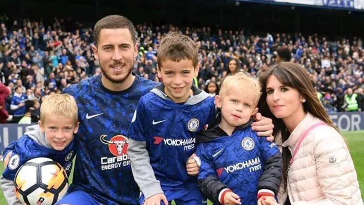 Eden Hazard and Natacha Van Honacker