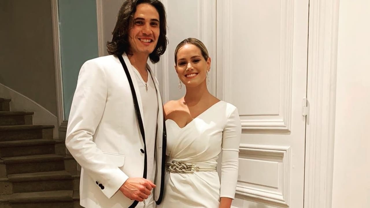 Edinson Cavani Girlfriend Jocelyn Burgardt