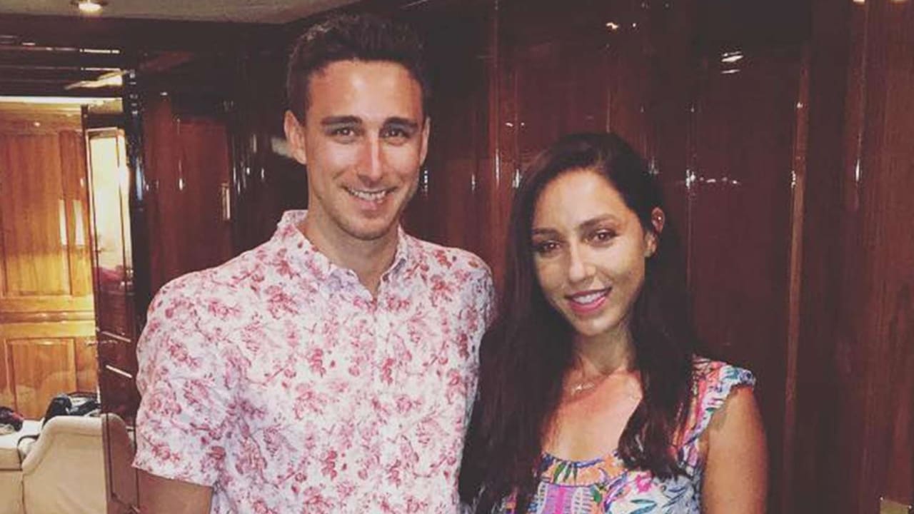 Jessica Pegula with her husband Taylor Gahagen