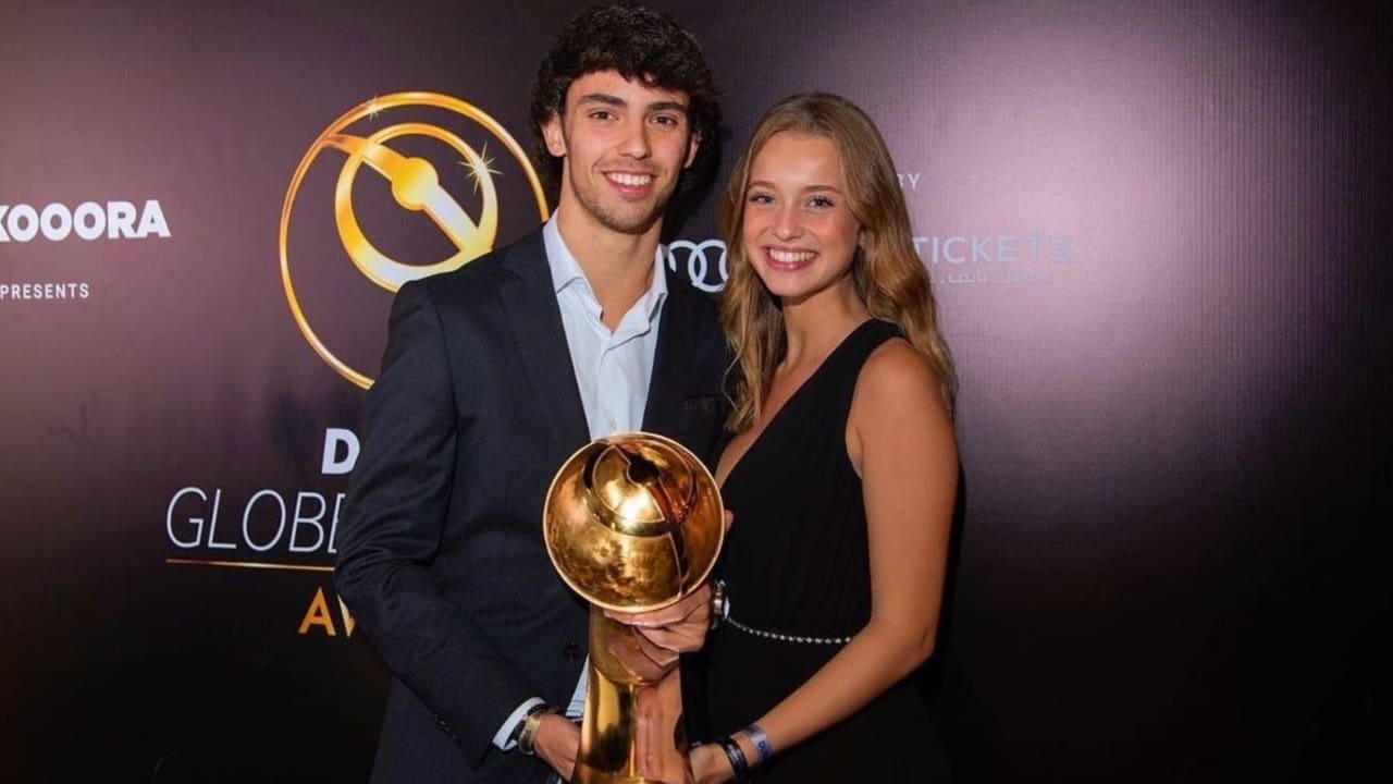 Joao Felix with his ex-girlfriend Margarida Corceiro