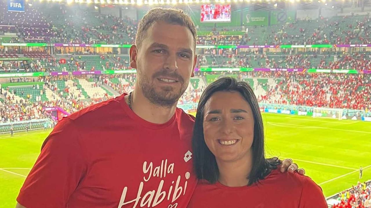 Ons Jabeur with her husband Karim Kamoun