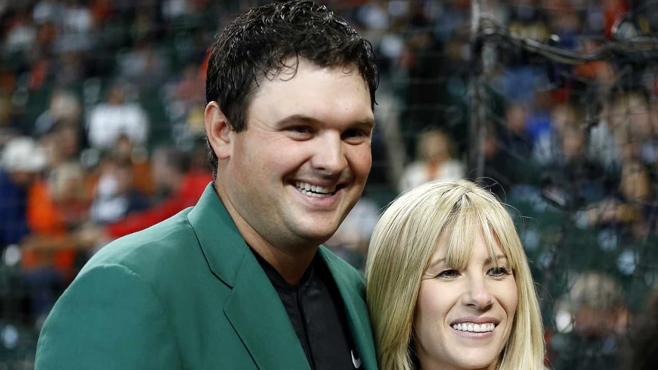 Patrick Reed with his wife Justine Karain Reed