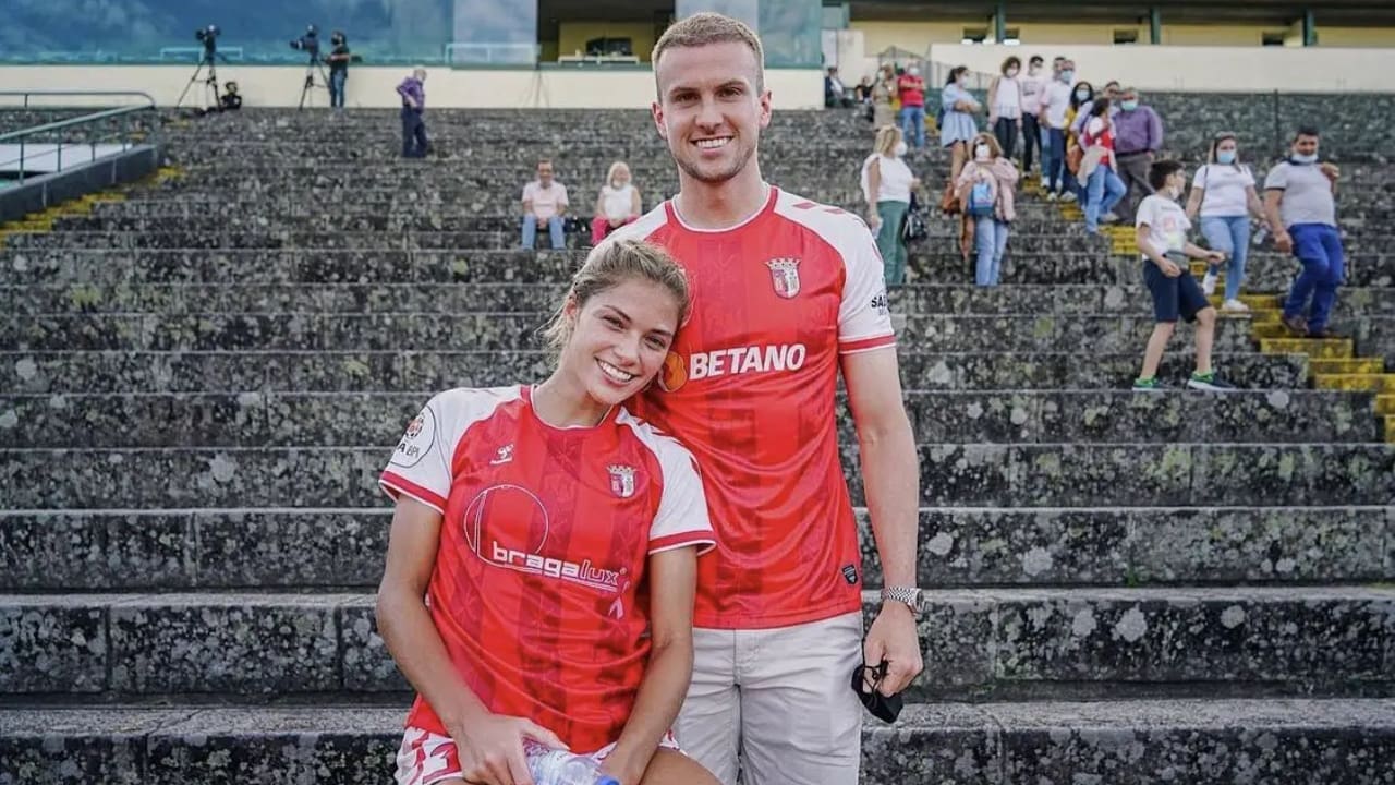 Rob Holding and Paige Almendariz