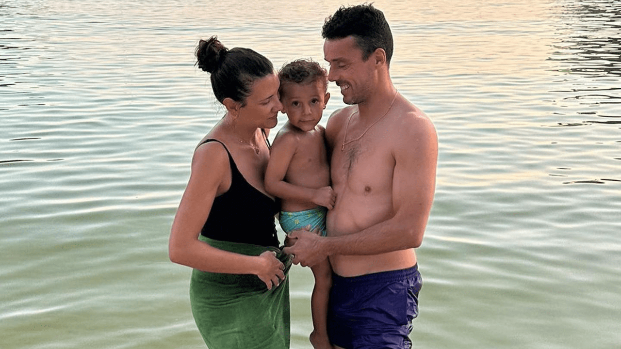 Roberto Bautista Agut with his wife Ana Bodí Tortosa