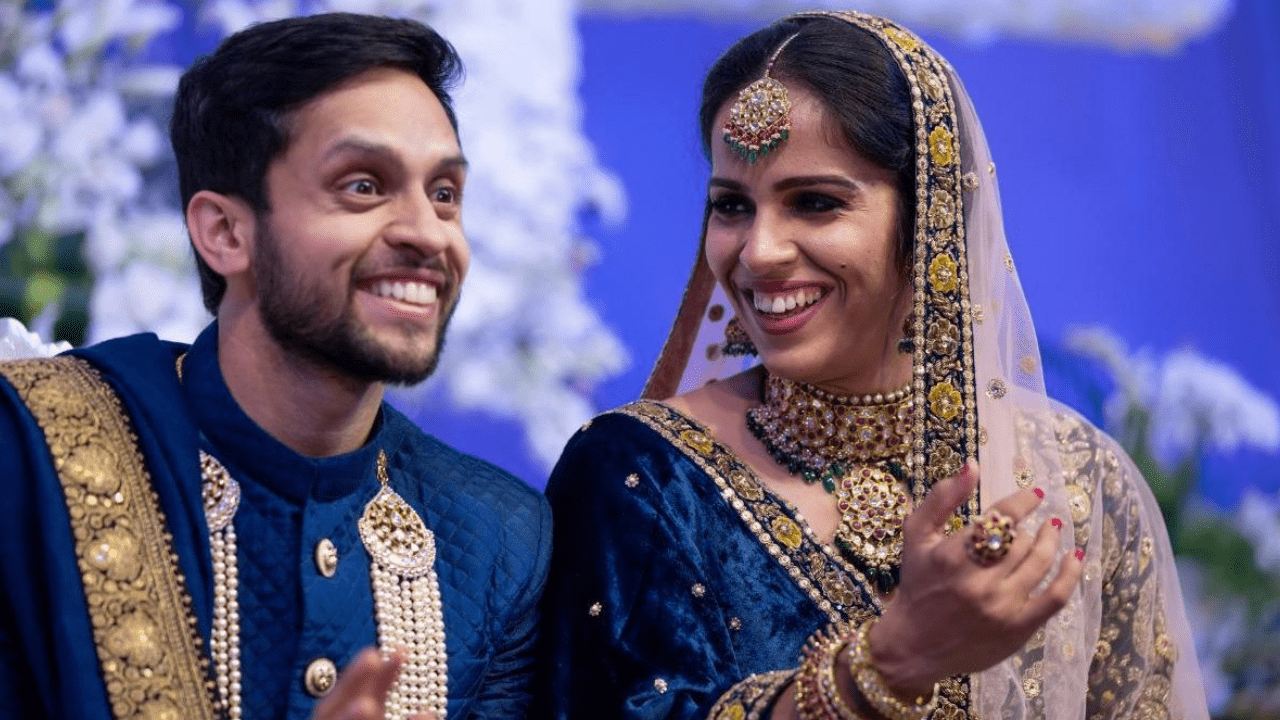 Saina Nehwal with her husband Parupalli Kashyap