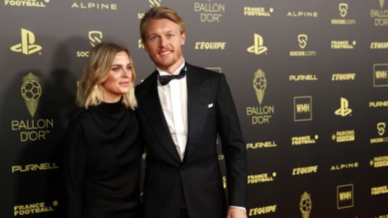 Simon Kjaer wife is Elina Gollert