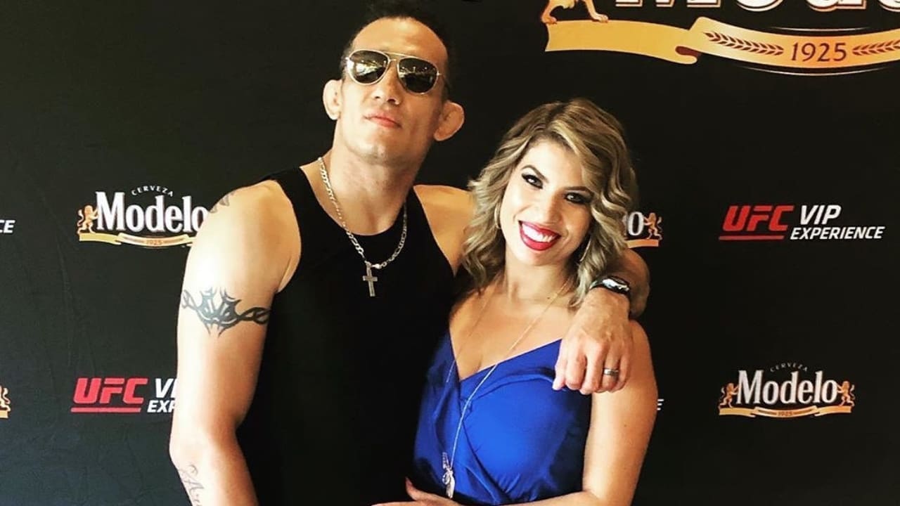 Tony Ferguson with his wife Cristina Servin