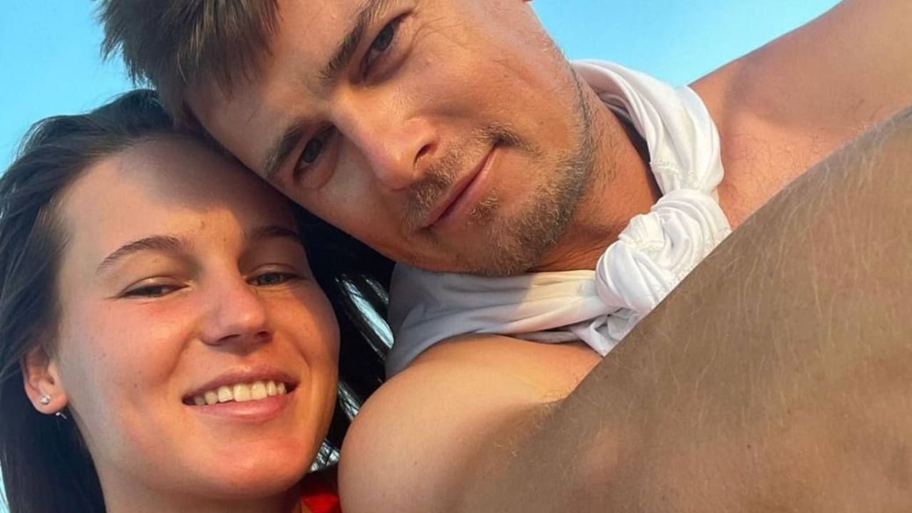 Veronika Kudermetova with her husband biography