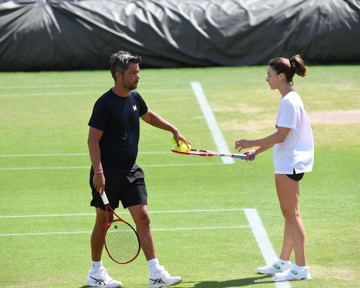 Nicolas Beuque and Alize Cornet