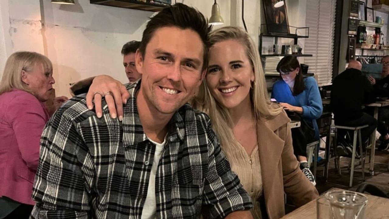 Trent Boult wife Gert Smith