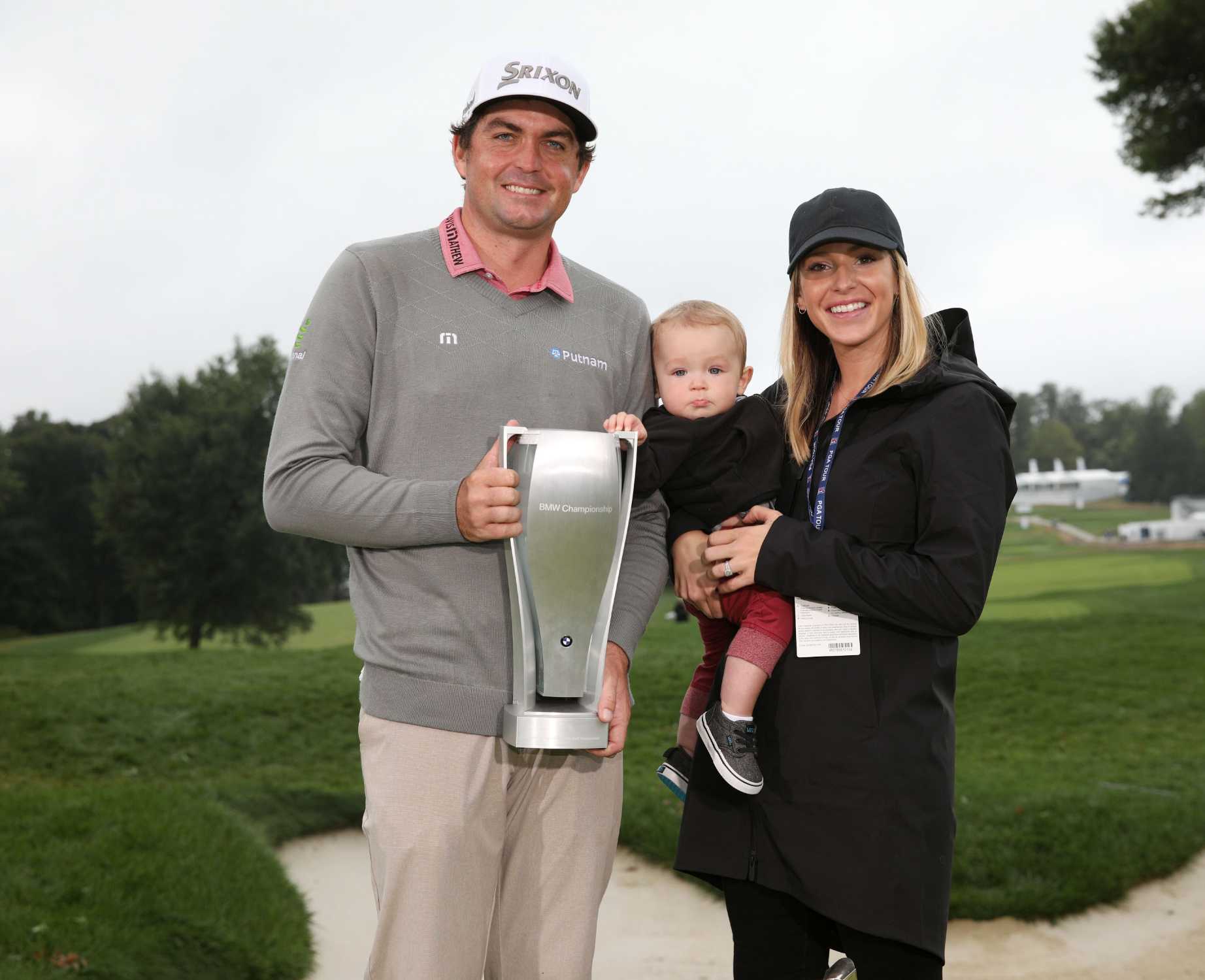 Keegan Bradley with his wife Jillian Stacey