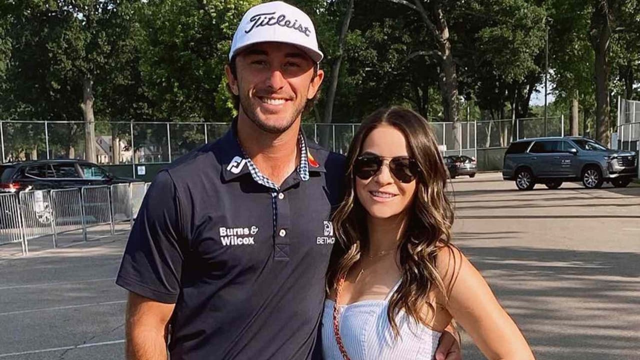 Max Homa with his wife Lacey Croom
