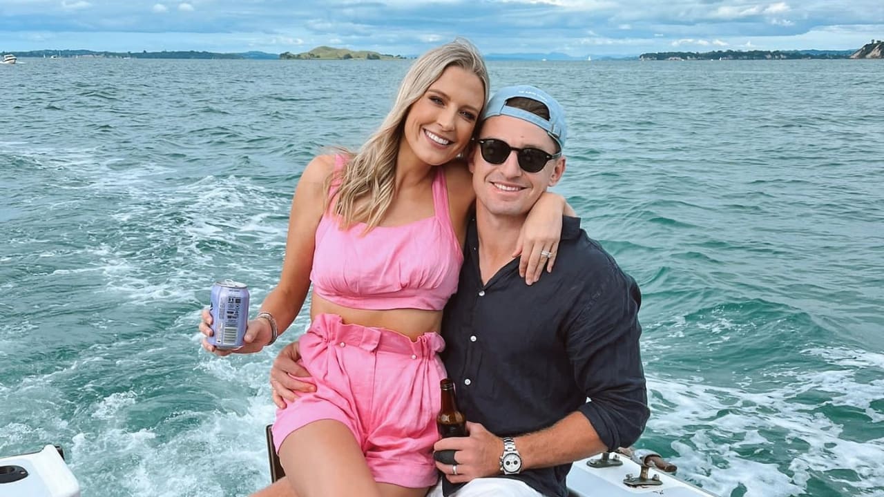 Beauden Barrett wife is Hannah Laity