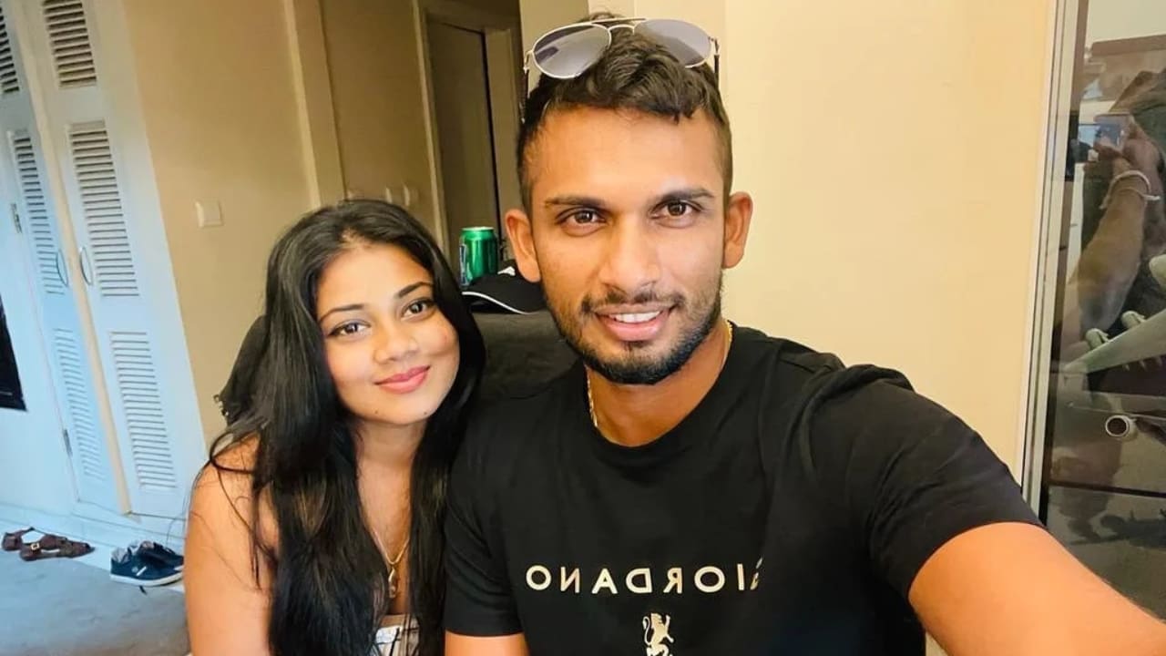 Dasun Shanaka wife Chewanthi Perera