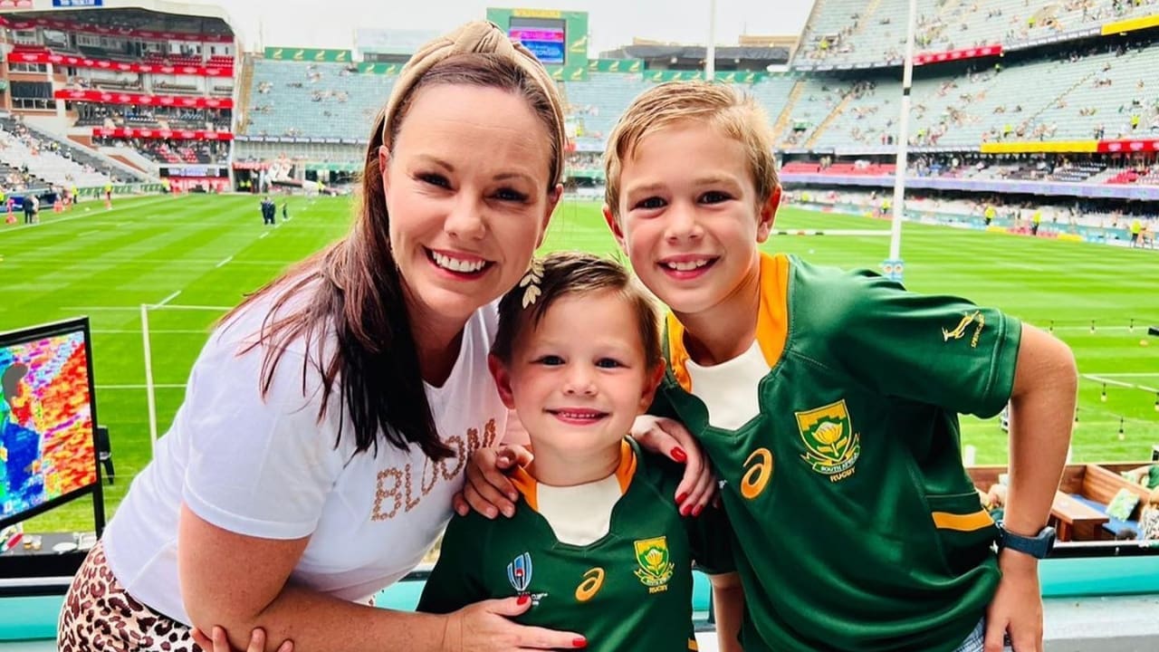 Duane Vermeulen with wife Ezel