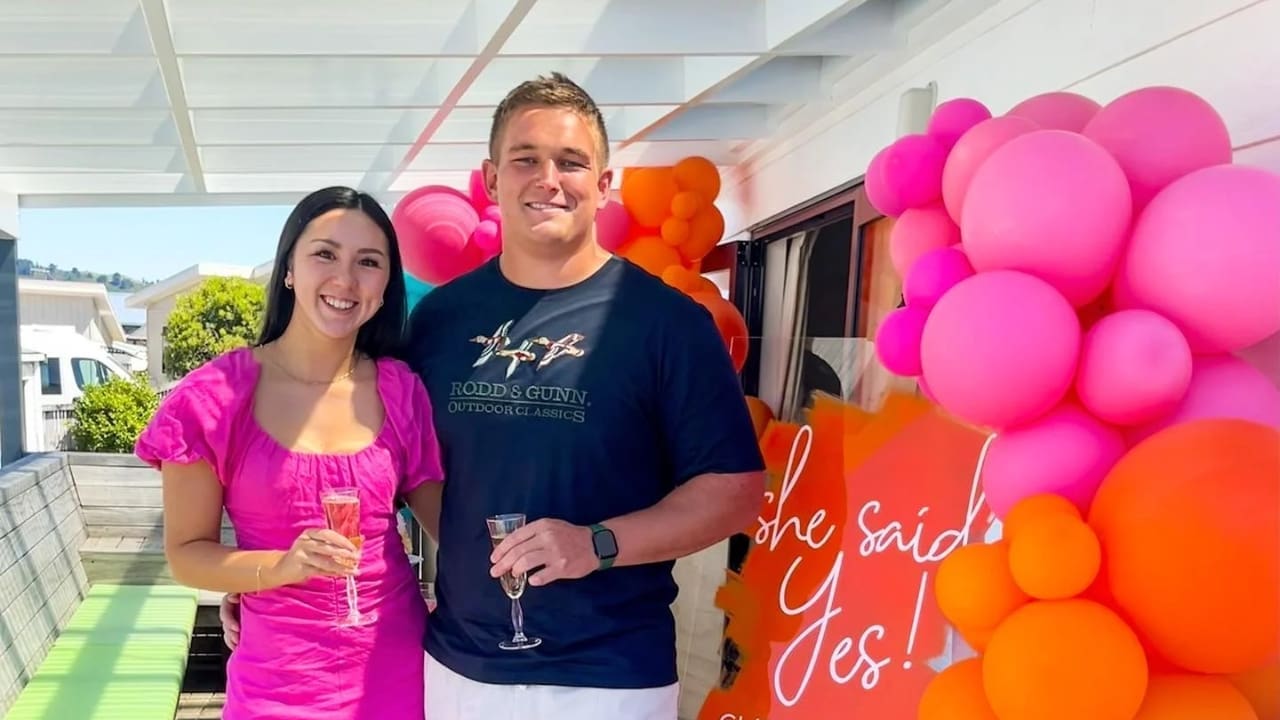 Ethan de Groot wife Claudia Hutton