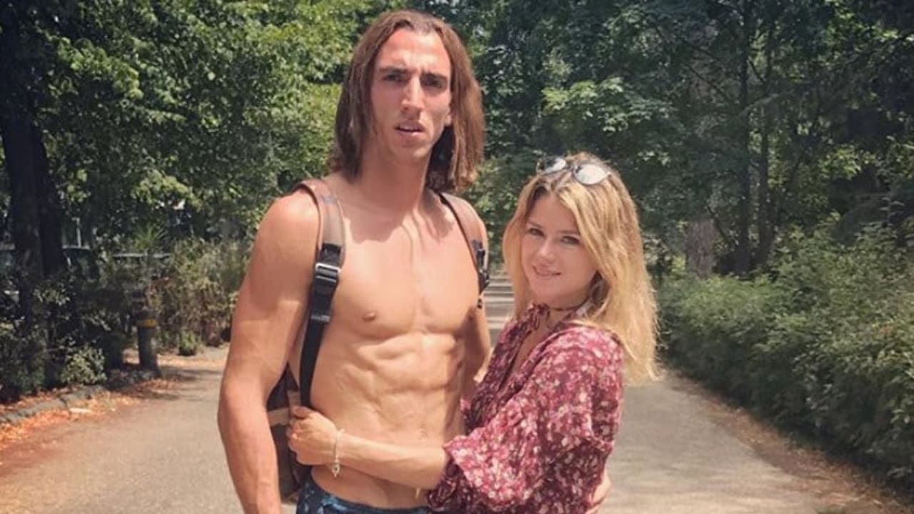 Camila Giorgi with her boyfriend Santiago Rodriguez Taverna