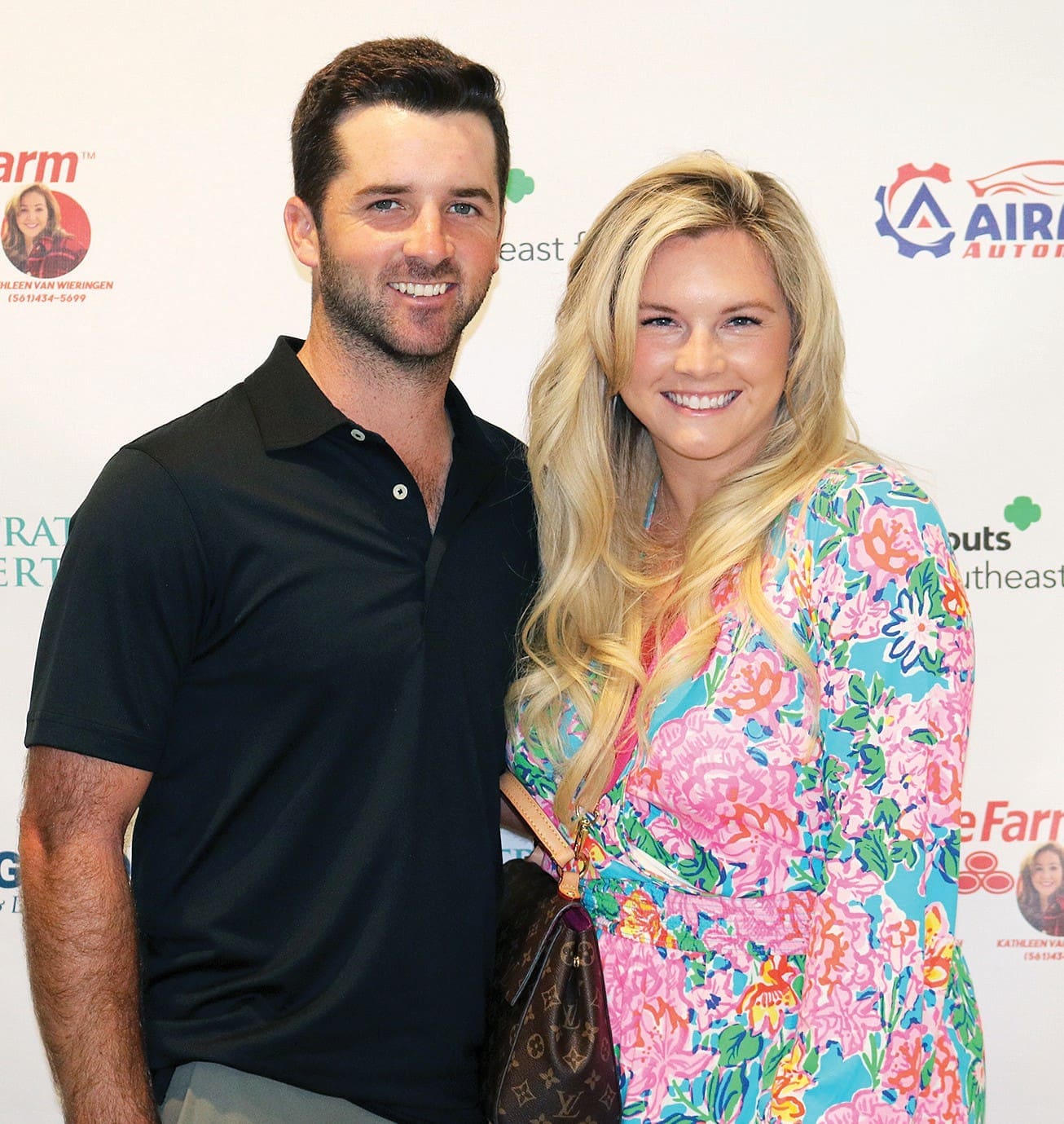 Denny McCarthy with his wife Samantha Marzke