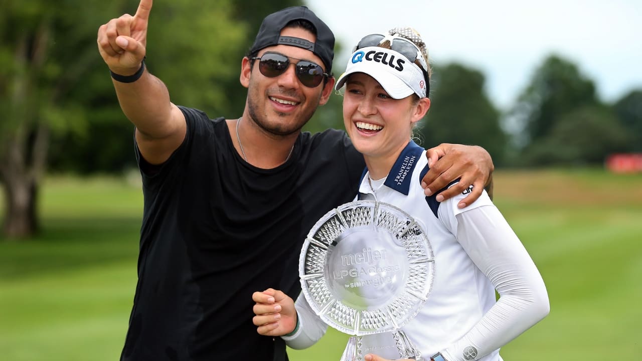 Nelly Korda is currently dating Andreas Athanasiou