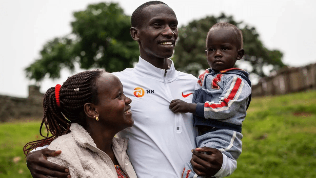 Joshua Cheptegei Net Worth in 2026: Career Earnings, Endorsements, Wife Joshua Cheptegei with his wife Carol Yeko