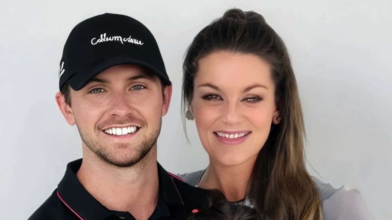 Callum Tarren with his wife Ashleigh McKenna