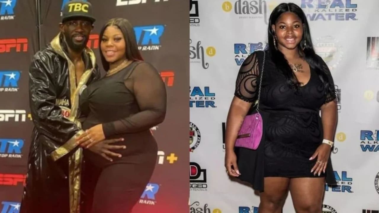 Terence Crawford with his wife Alindra Person