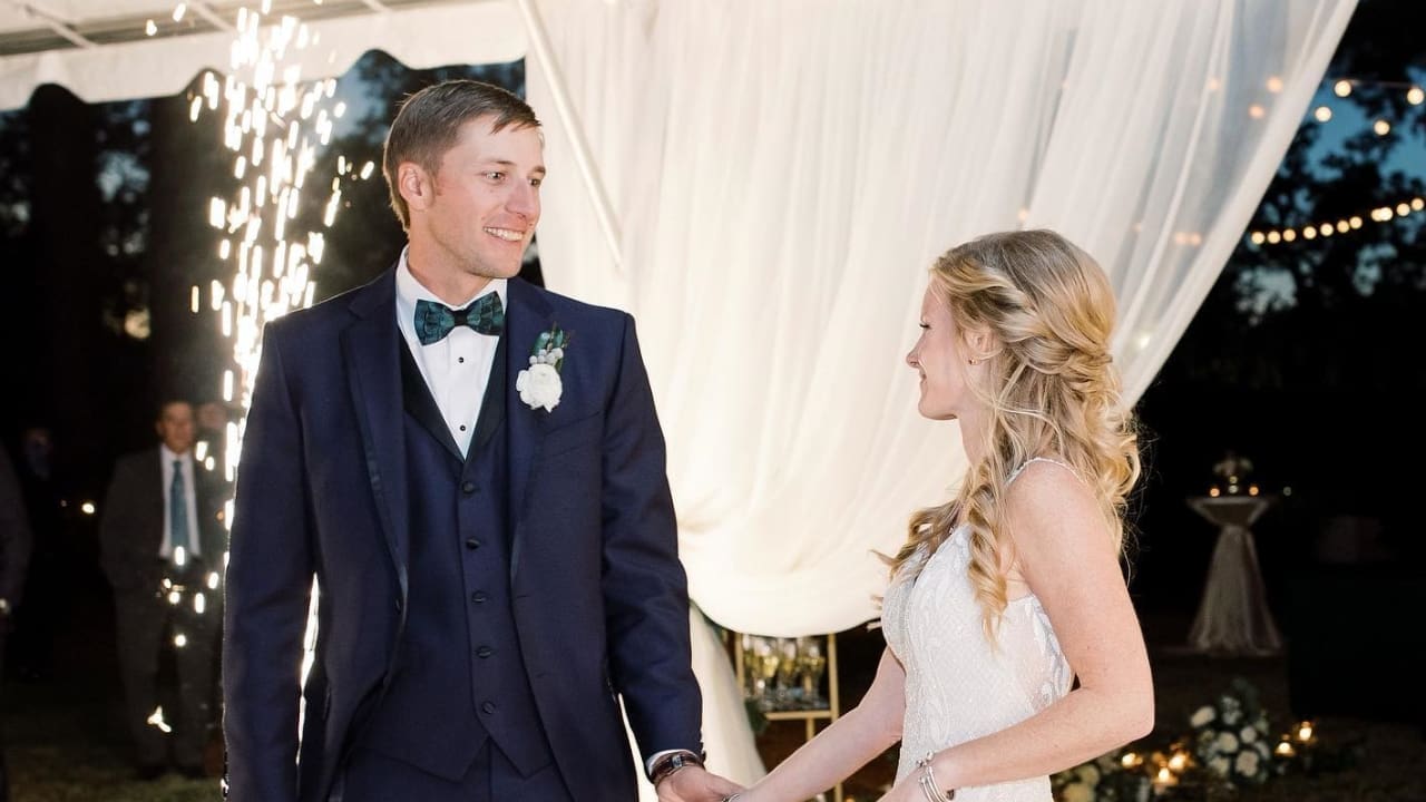 Richy Werenski with his wife Jordan Werenski