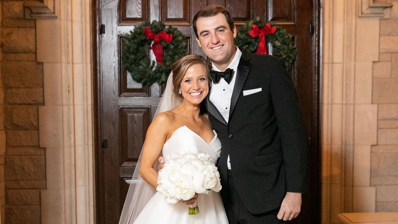 Scottie Scheffler with his wife Meredith Scudder
