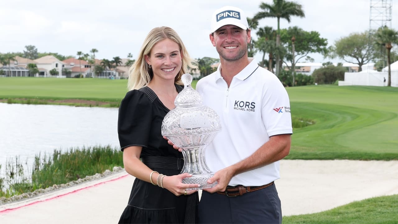 Austin Eckroat with his wife Sally Merrill