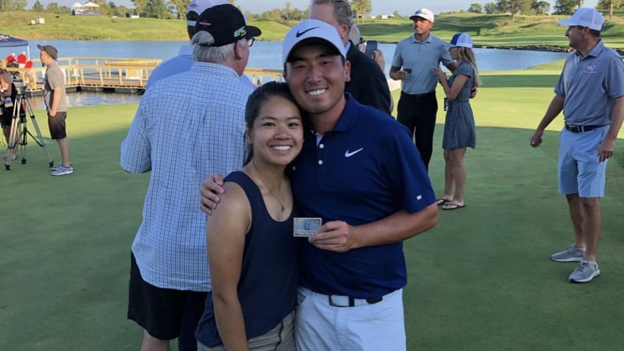 Doug Ghim with his girlfriend Kelly Xac
