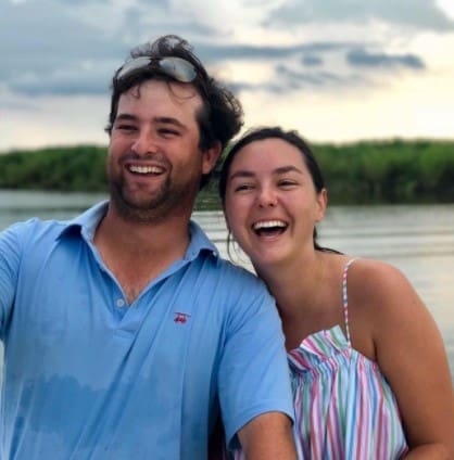 Greyson Sigg with his wife Katie Haack