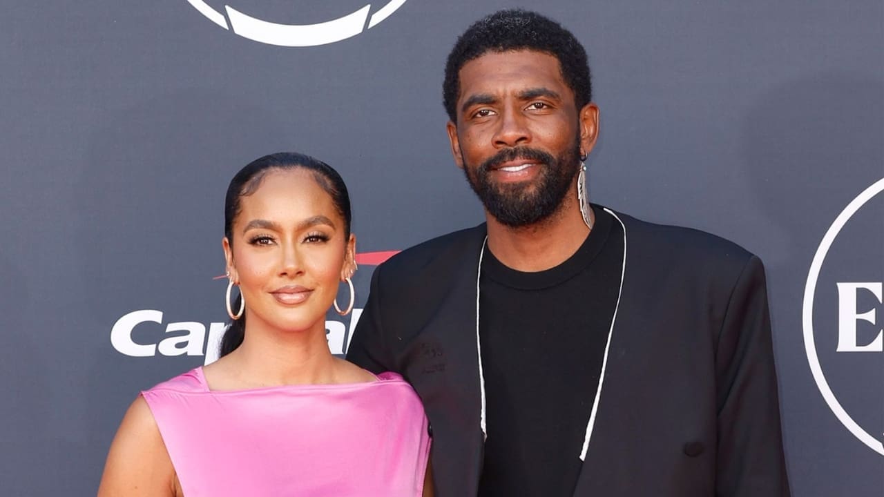 Kyrie Irving with his wife Marlene Wilkerson