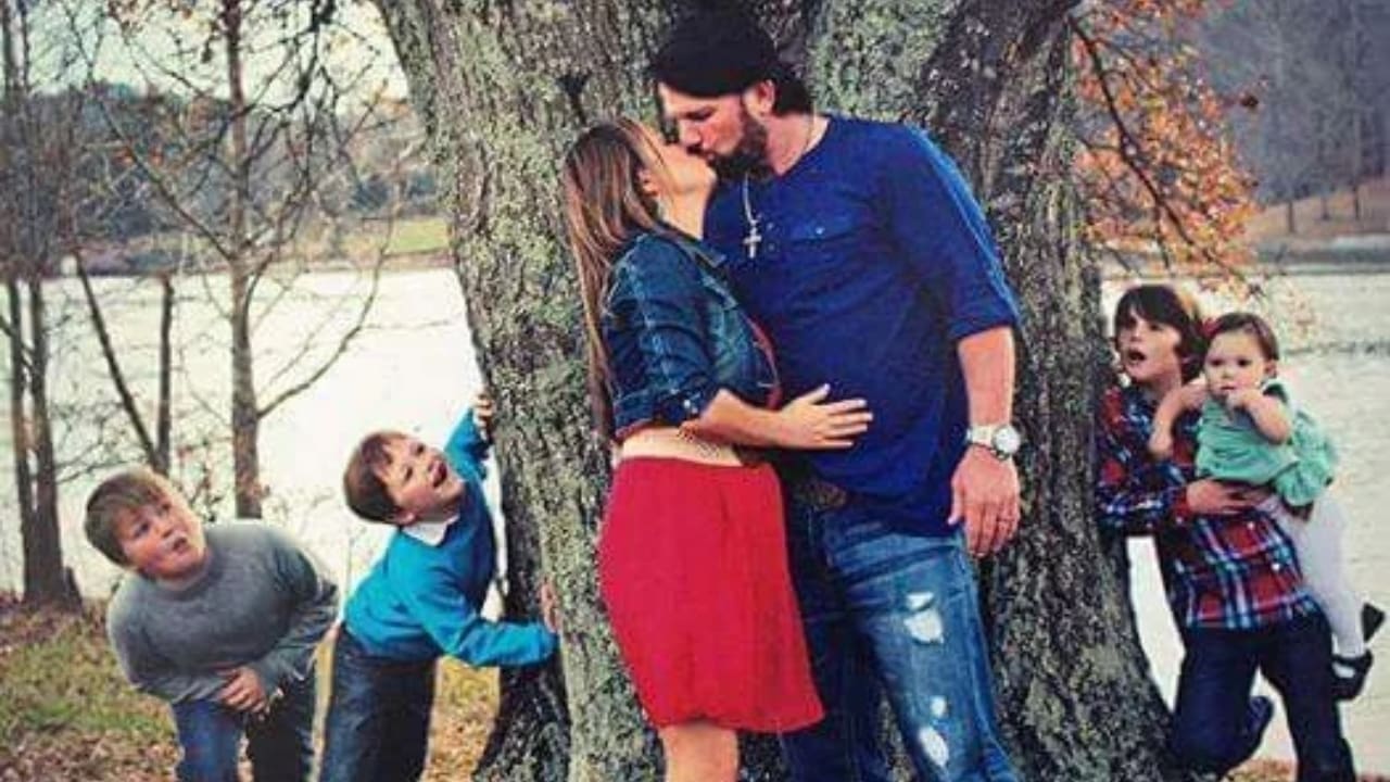 AJ Styles with his wife Wendy Jones