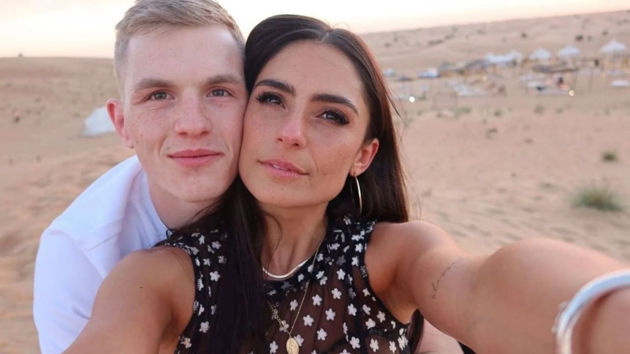 Ian Machado Garry wuth his wife Layla Anna-Lee