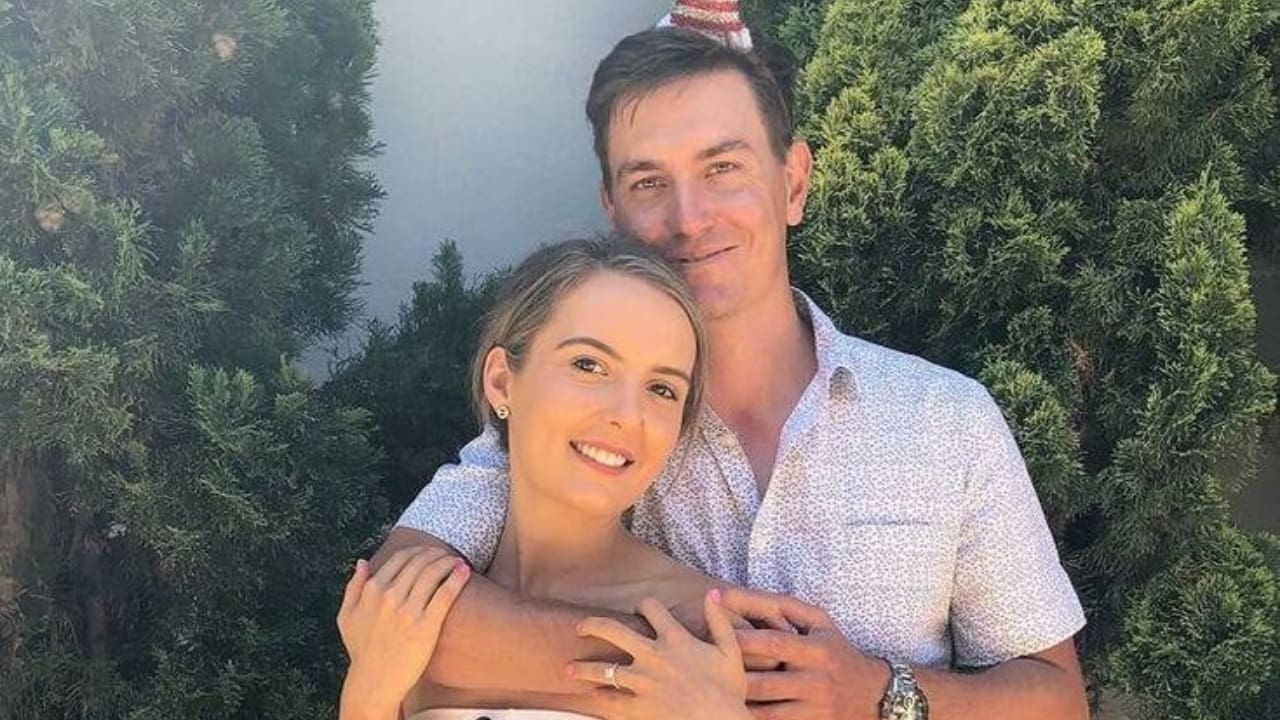 Jason Scrivener with his wife Simone Scrivener