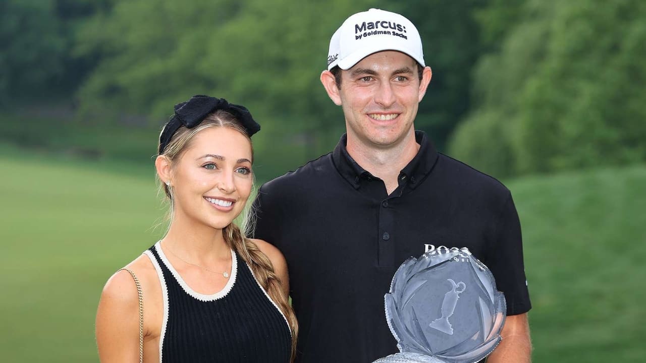 Patrick Cantlay with his wife Nikki Guidish Patrick Cantlay with his wife Nikki Guidish