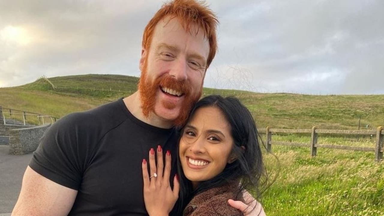 Sheamus with his wife Harumi Maekawa