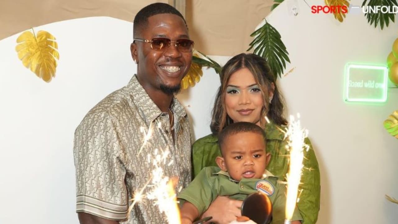 Sherfane Rutherford with his wife Aliana Rutherford