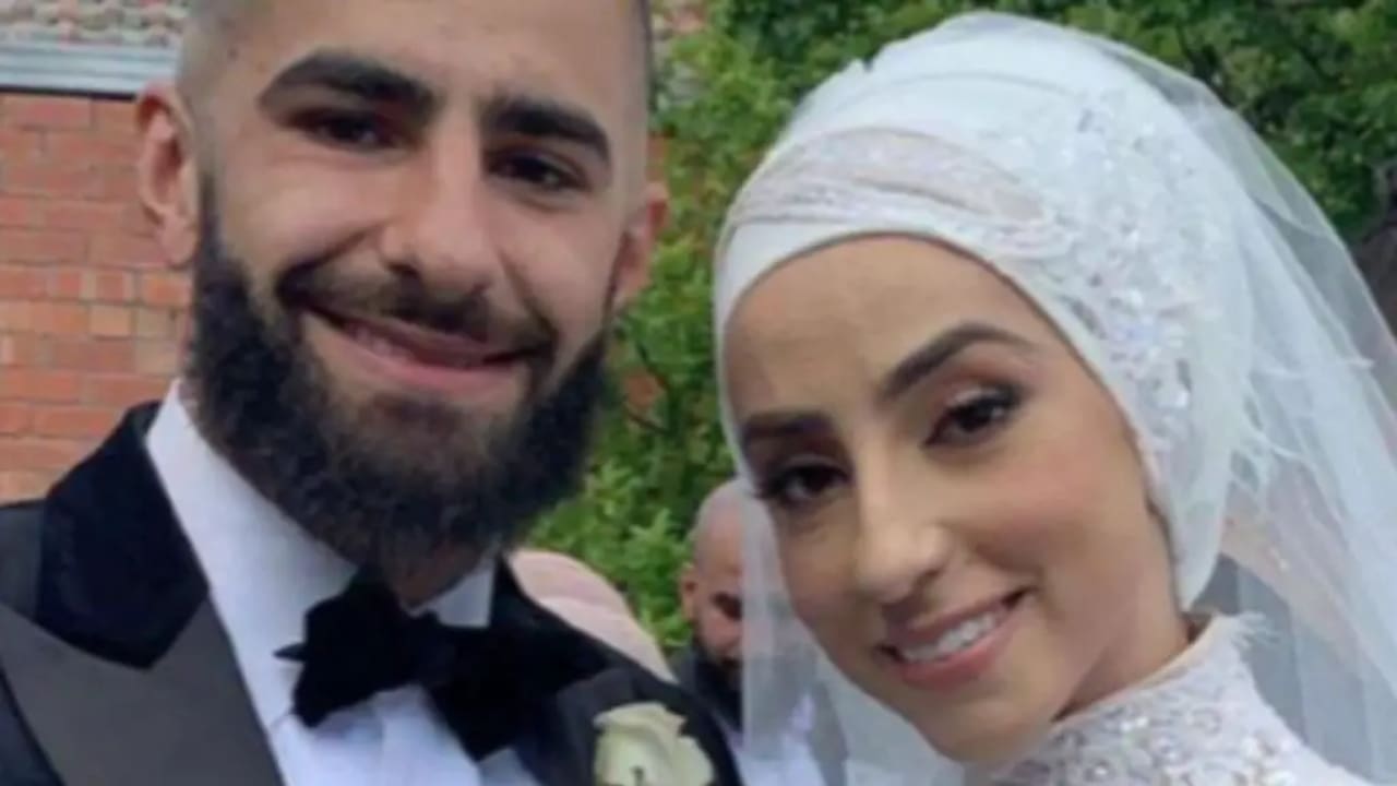 Adam Saad with his wife Brooke Schellpfeffer