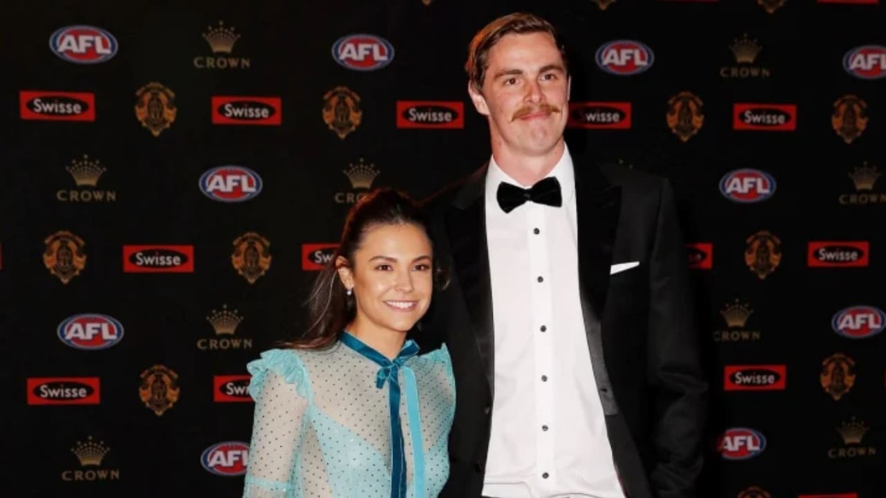 Joe Daniher girlfriend is Adelle Bougis