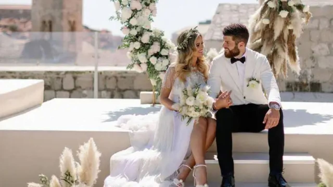 Josip Brekalo with Wife Dominika Brekalo